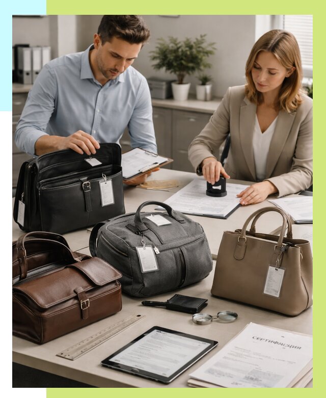 Сертификация сумок в Малгобеке от 7739 руб. | Алешин-Млг