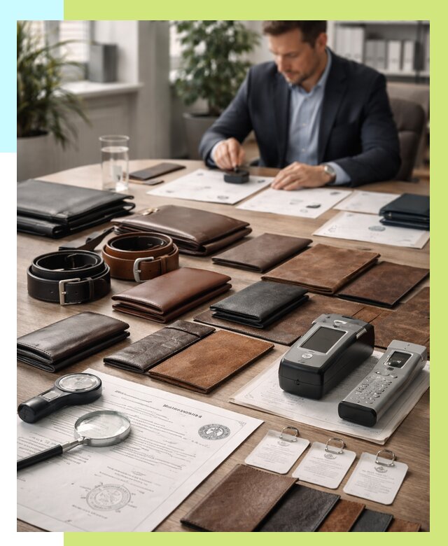 Сертификация кожаных изделий в Малгобеке от 12382 р. | Алешин-Млг