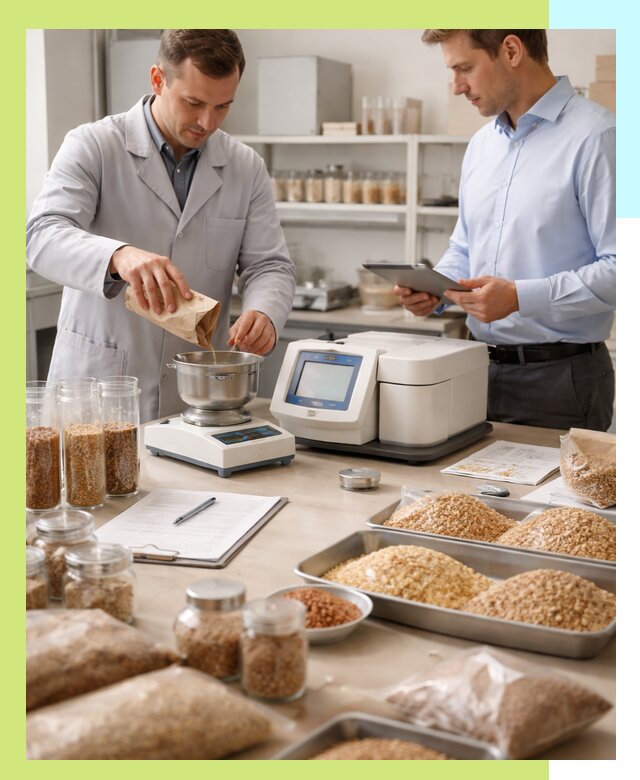 Сертификация зерна и зерновой продукции в Малгобеке для экспорта