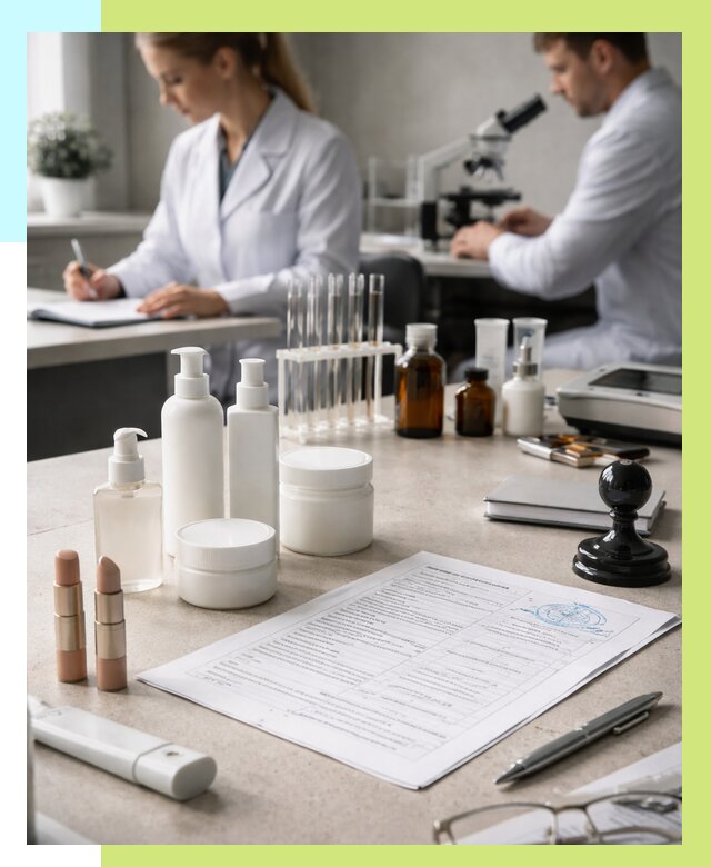 Сертификация косметики в Малгобеке от 20636 р. - Алешин-Млг