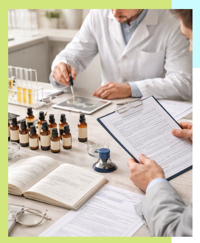 Сертификация эфирных масел и документация качества в Малгобеке