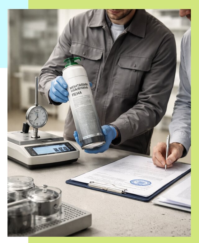 Сертификация монтажной пены в Малгобеке от 15477 р. | Алешин-Млг