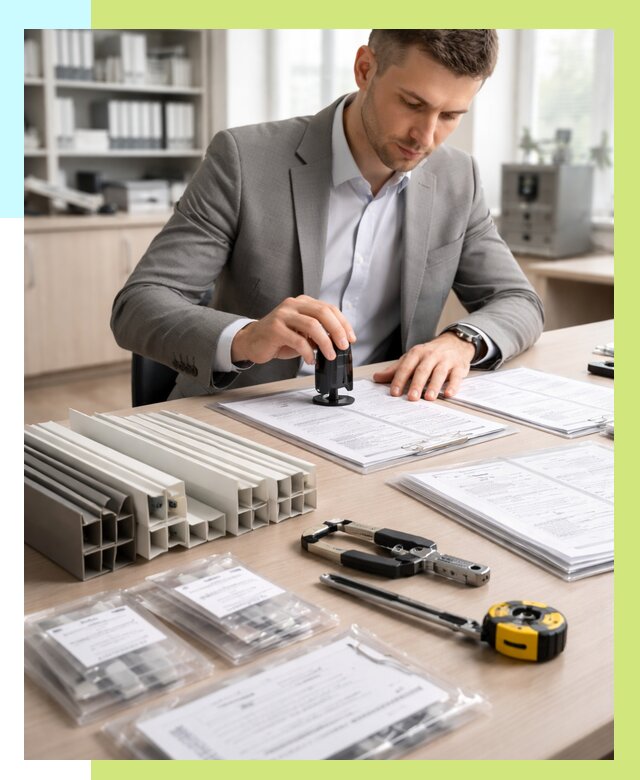 Сертификация ПВХ продукции в Малгобеке от 8770 р., Алешин-Млг