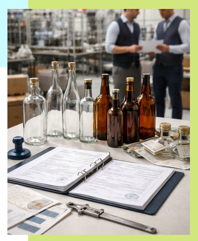 Сертификация стеклянных бутылок в Малгобеке от 25795 р. | Алешин-Млг