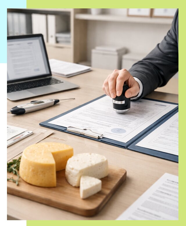 Сертификация сыров в Малгобеке от 15477 р | Сертификат на сыр Алешин-Млг