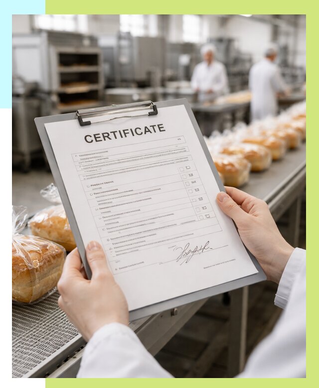 Сертификация хлеба, ТУ и декларация в Малгобеке от 12382 р. | Алешин-Млг