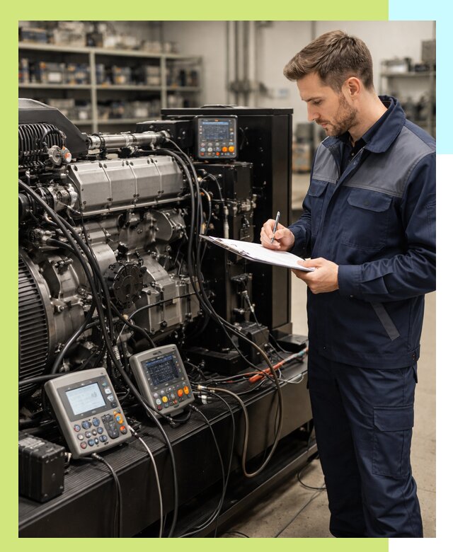 Сертификация дизельных генераторов и их оборудования в Малгобеке