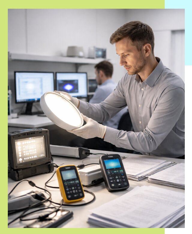 Сертификация светильников в Малгобеке: испытания и оформление