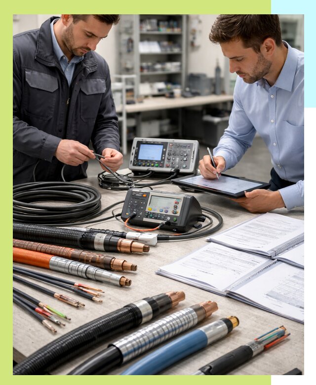 Сертификация кабеля и электропроводки в Малгобеке под ключ