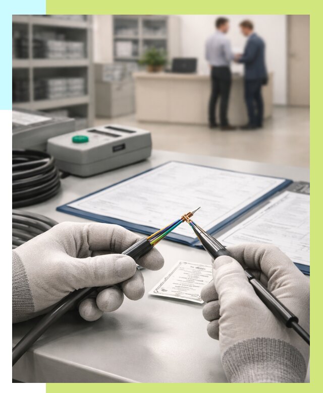 Сертификация провода в Малгобеке от 18572 р. в Алешин-Млг