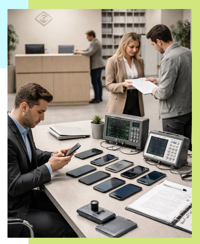 Сертификация телефонов в Малгобеке от 25795 р. под ключ | Алешин-Млг