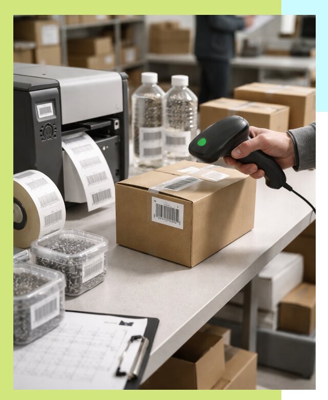 Штрихкодирование продукции и маркировка для продажи в Малгобеке