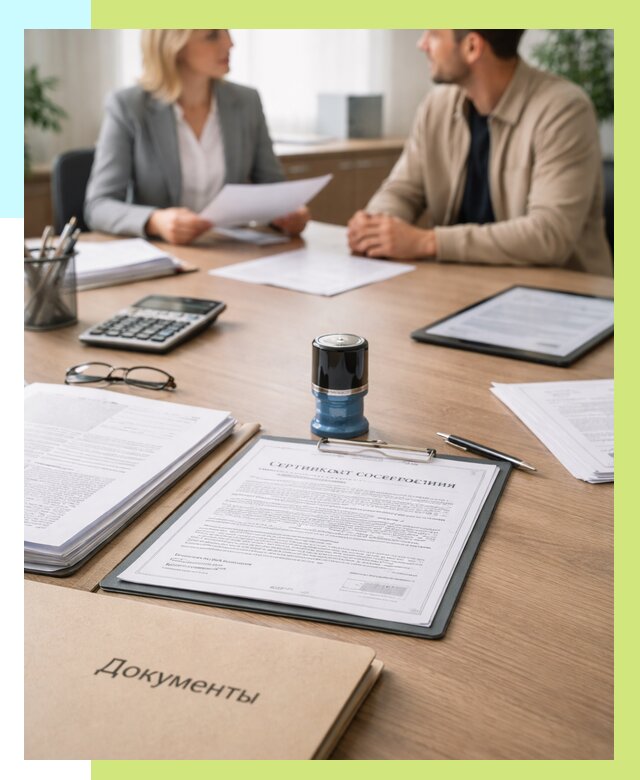 Сертификат соответствия на продукцию в Малгобеке от 15477 р.|Алешин-Млг