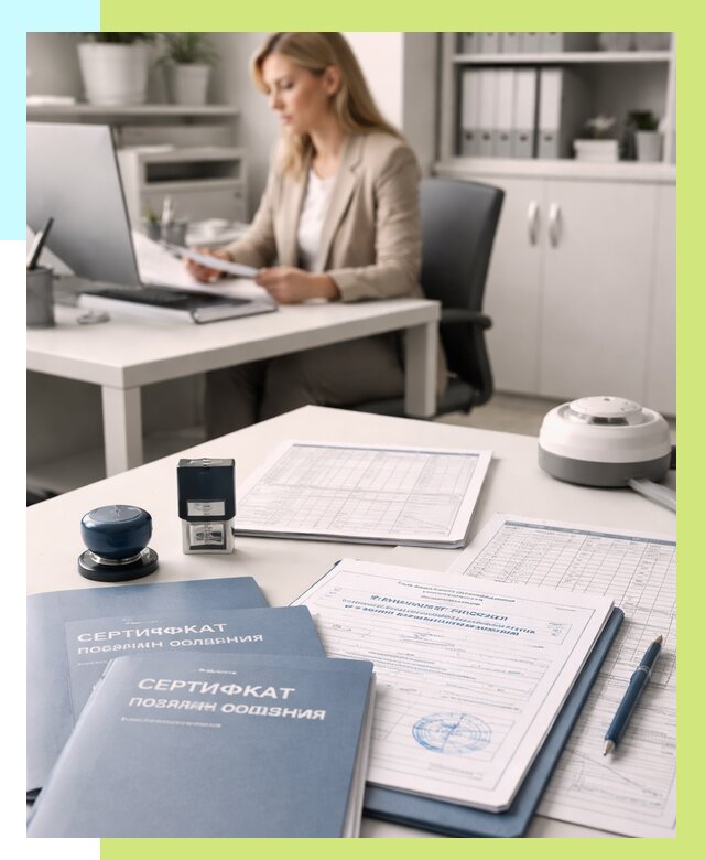 Сертификаты пожарной безопасности в Малгобеке от 15477 р. | Алешин-Млг