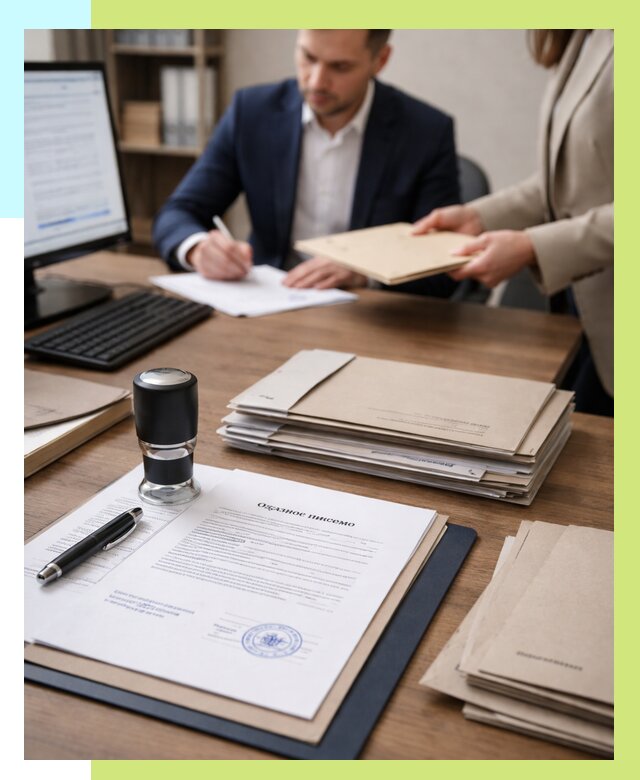 Отказное письмо для таможни в Малгобеке от 3095 р, Алешин-Млг