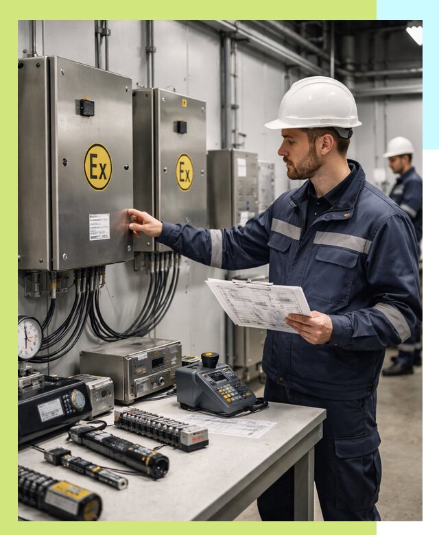 Сертификат взрывозащиты промышленного оборудования в Малгобеке