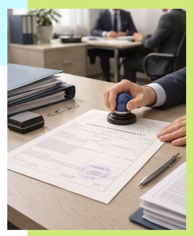 Сертификат происхождения СТ 1 в Малгобеке от 4643 р. | Алешин-Млг