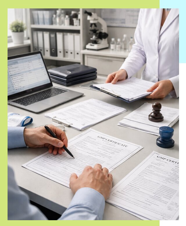 Оформление сертификата GMP в Малгобеке для фармпроизводства