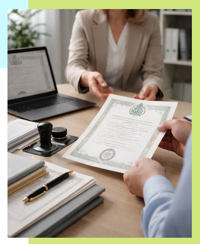 Халяль сертификат в Малгобеке, получить от 15477 р. | Алешин-Млг