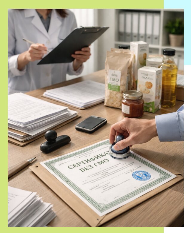 Получение сертификата Без ГМО для продукции в Малгобеке