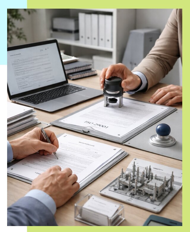 Сертификат ISO 29001 в Малгобеке под ключ от 77385 р. | Алешин-Млг