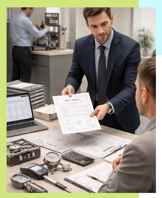 Выдача сертификата ISO 10012 по требованиям метрологии в Малгобеке