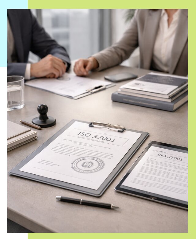 Сертификат ISO 37001 в Малгобеке оформить от 123816 р. Алешин-Млг