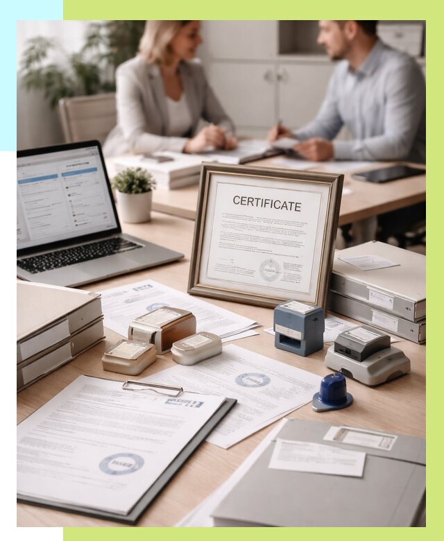 Сертификация компании в Малгобеке от 46431 р. | Алешин-Млг — заказ